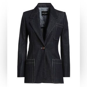 NWT Giorgio Armani Denim Blazer 38